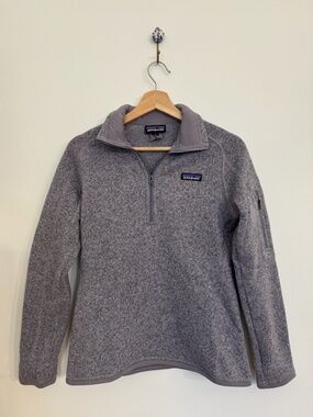 Patagonia Better Sweater Quarter Zip Lavender XS Pullover